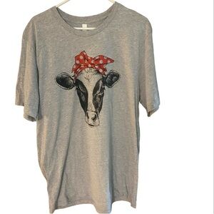 Bella Canvas cow T-shirt. Size XL. NWOT